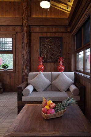 Sala de estar en el lobby