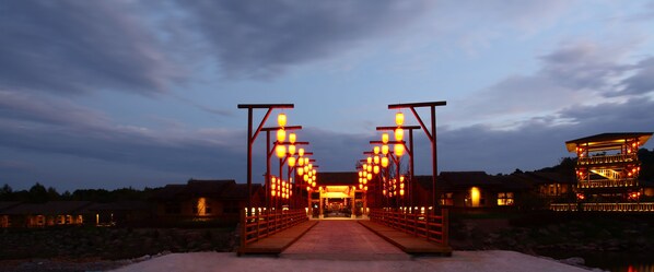 Entrada de la propiedad