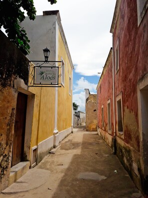 Façade de l’hébergement