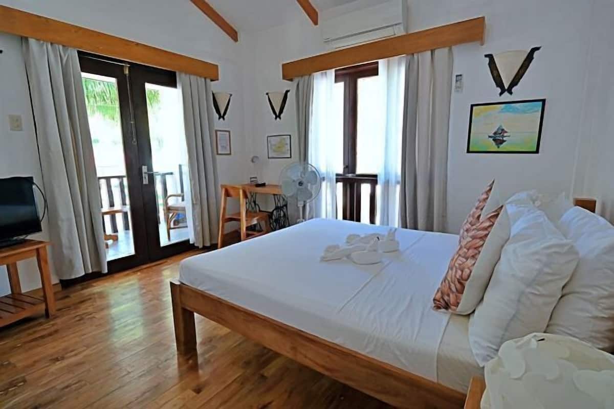 1 slaapkamer, luxe beddengoed, een kluis op de kamer