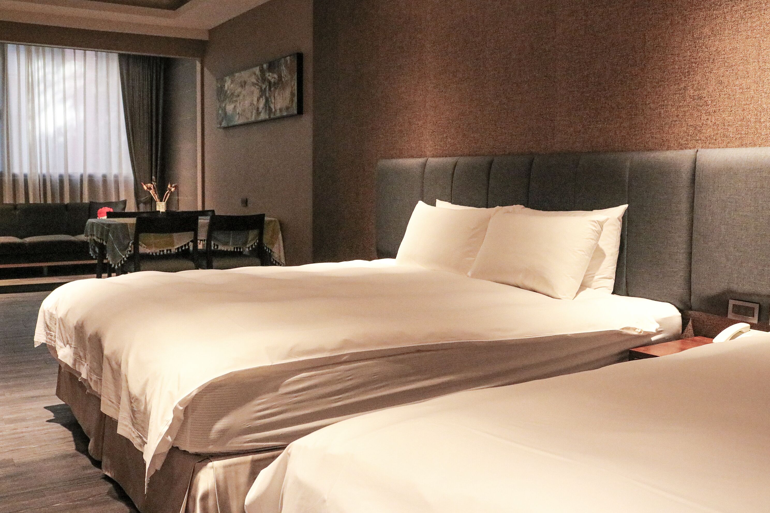 elite quadruple room, multiple beds, non smoking, city view | 1 bedroom, in-room safe, blackout curtains, iron/ironing board