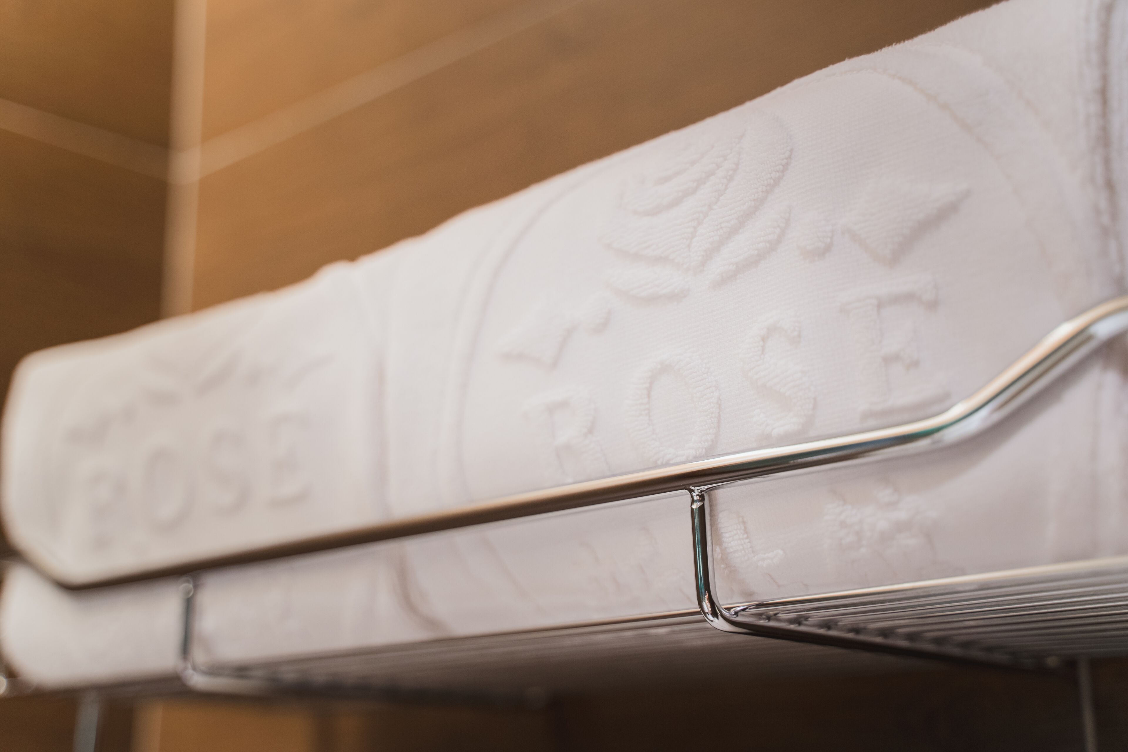 hair dryer, slippers, towels