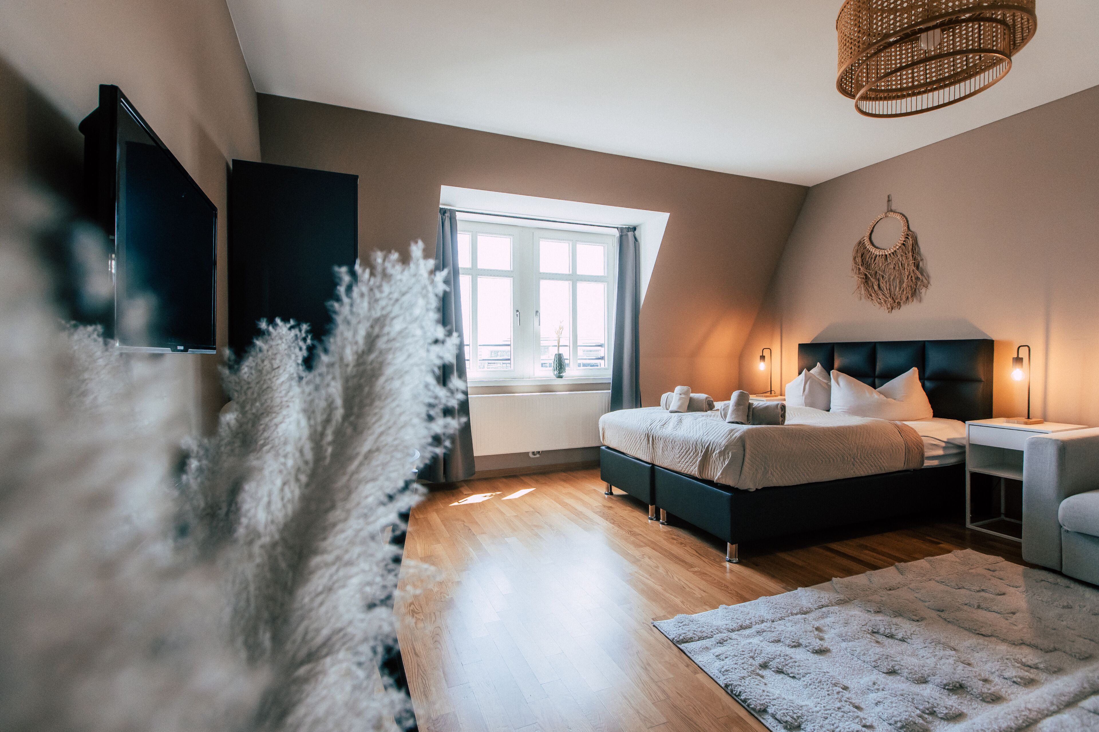 *grand rooftop* 4-room apartment with kitchen and terrace | 1 bedroom, individually decorated, individually furnished, free wifi