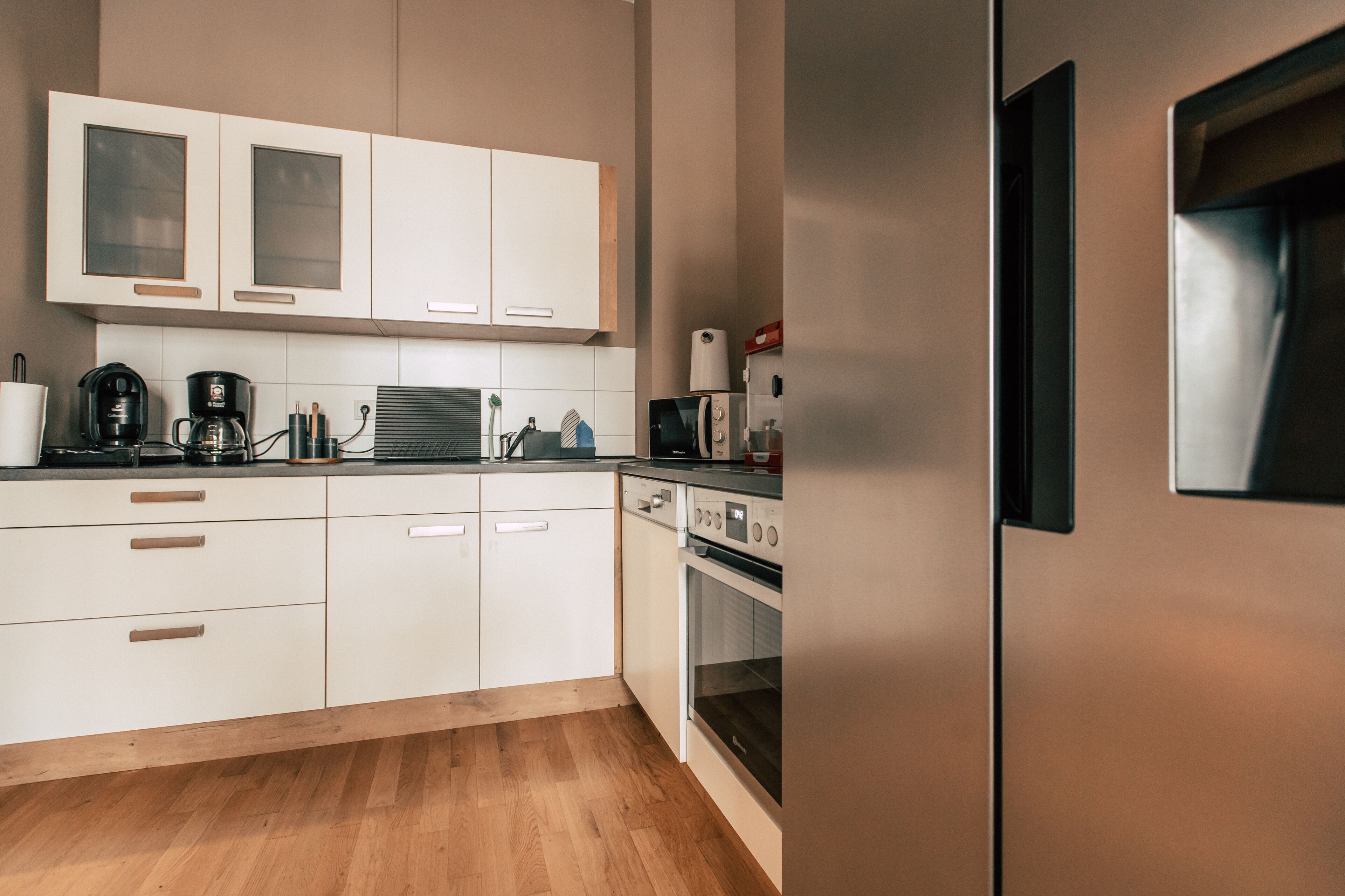 *grand boho* 4-room apartment with kitchen and balcony | private kitchen