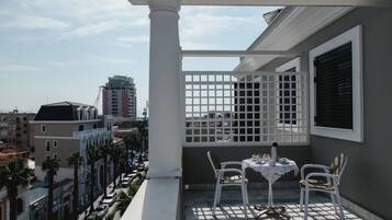 Udsigt fra overnatningsstedet