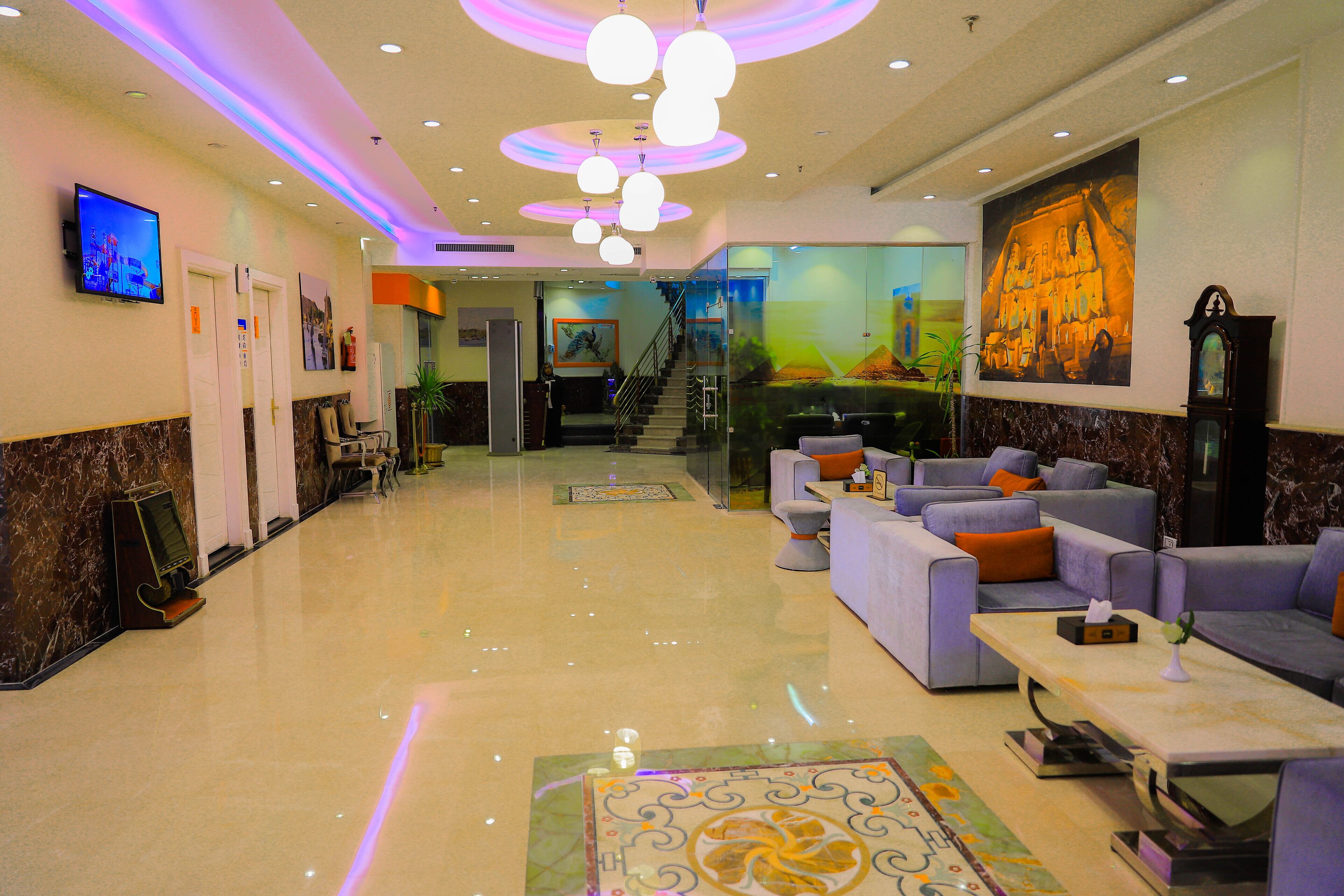Lobby sitting area