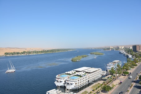 Vista desde la habitación. Aswan Plaza Hotel