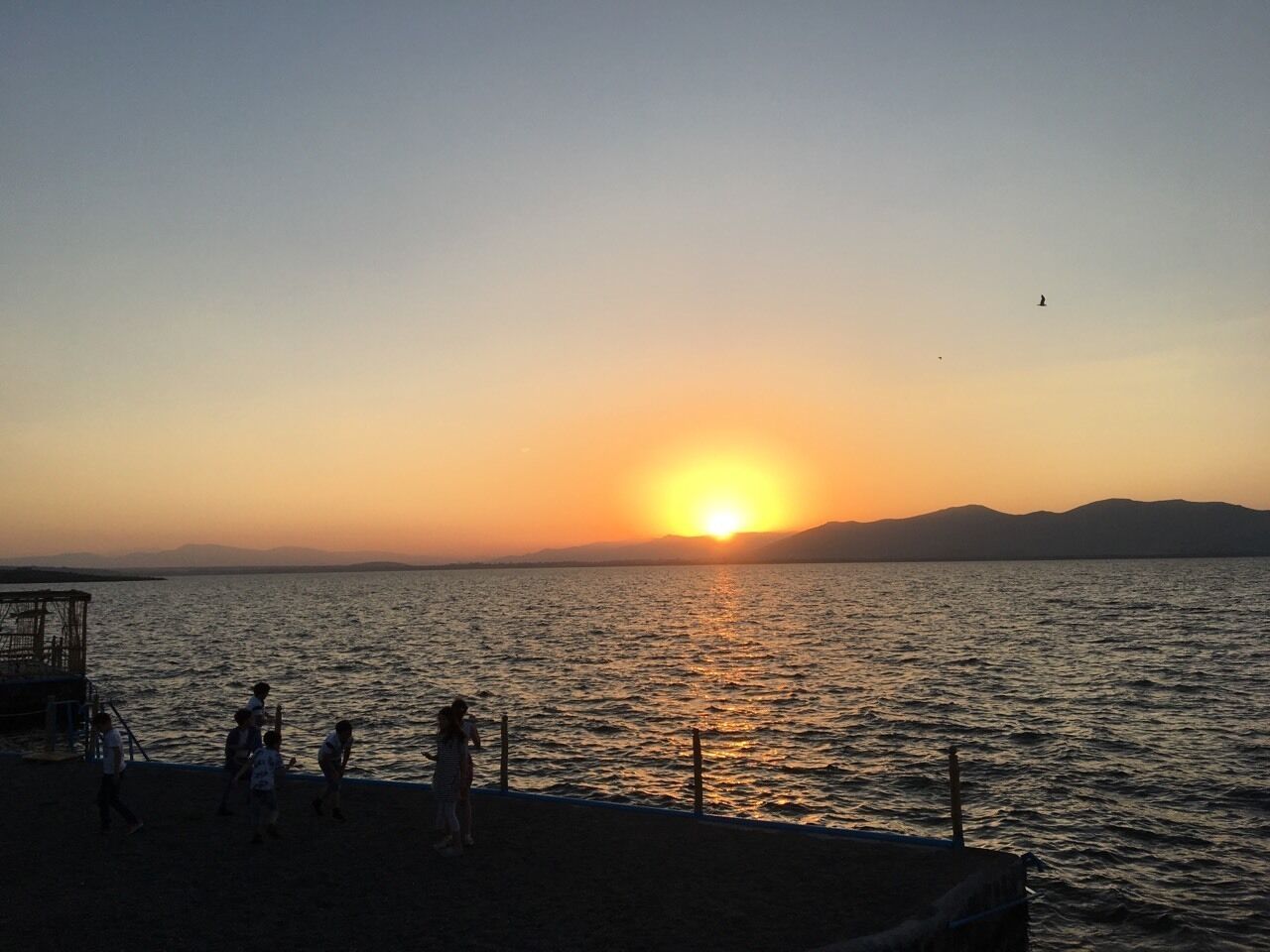 湖景