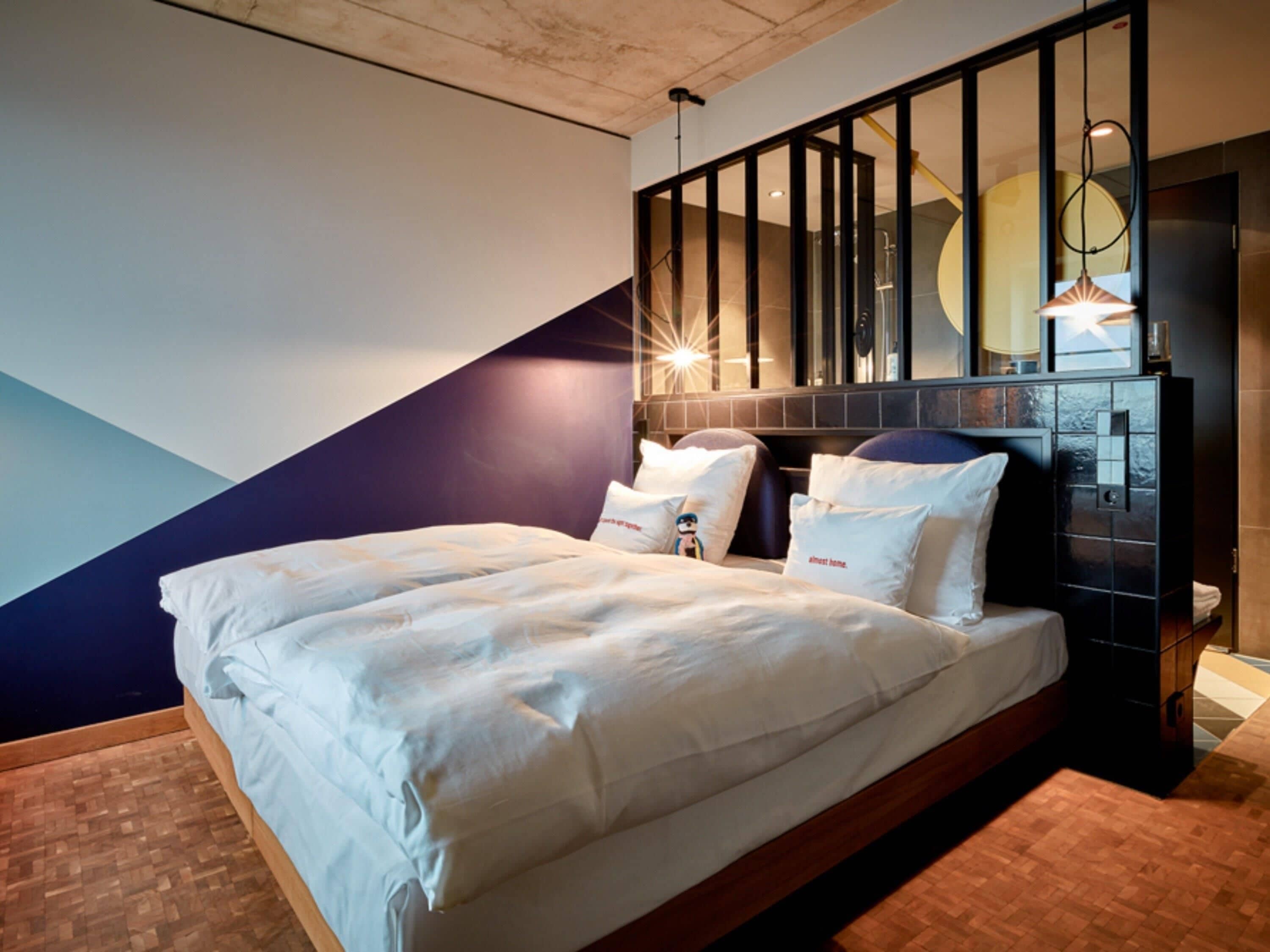 Hypo-allergenic bedding, memory-foam beds, minibar, in-room safe