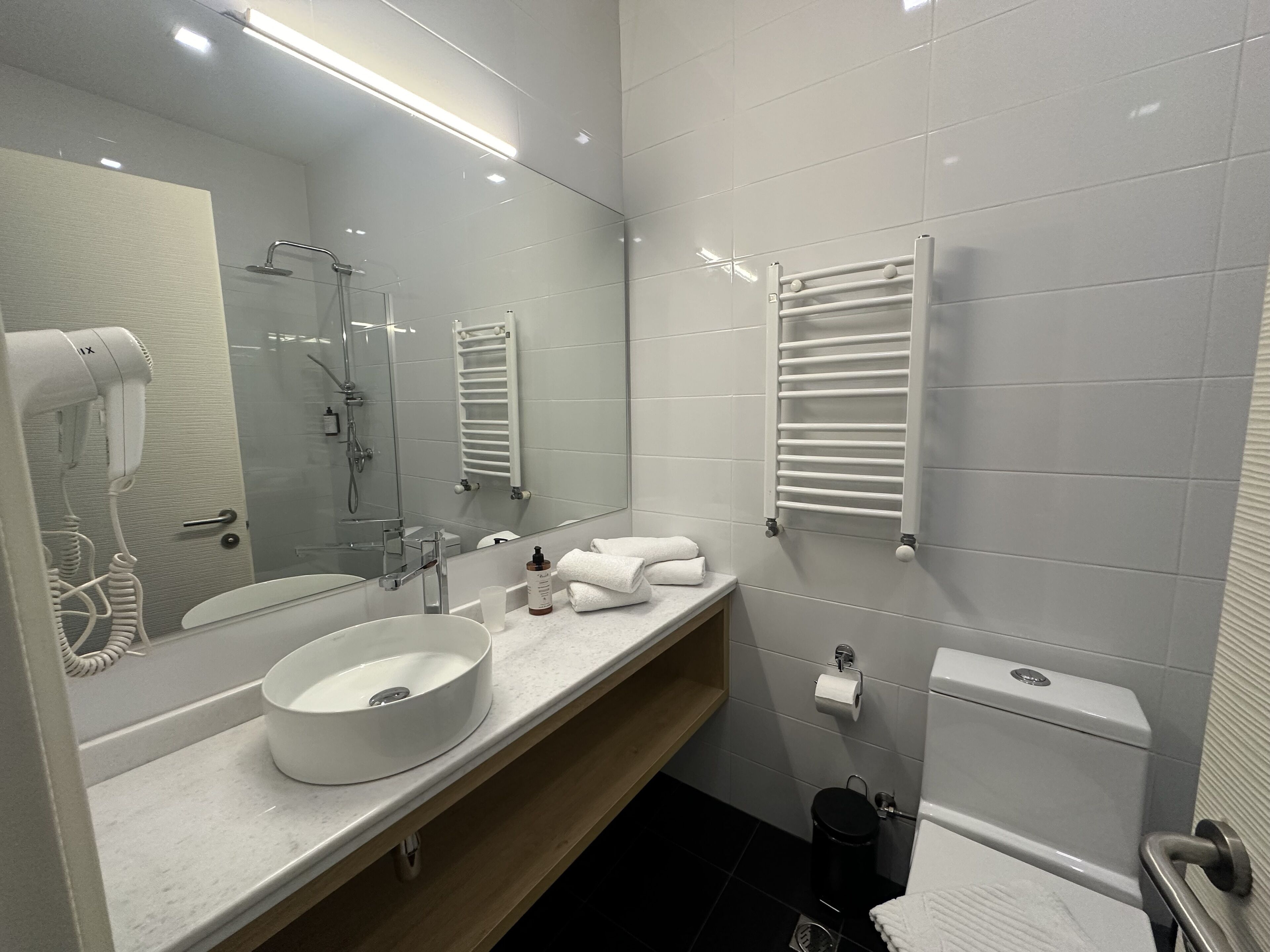 standard twin room, private bathroom, city view | bathroom | free toiletries, hair dryer, slippers, bidet