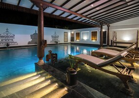 Una piscina techada