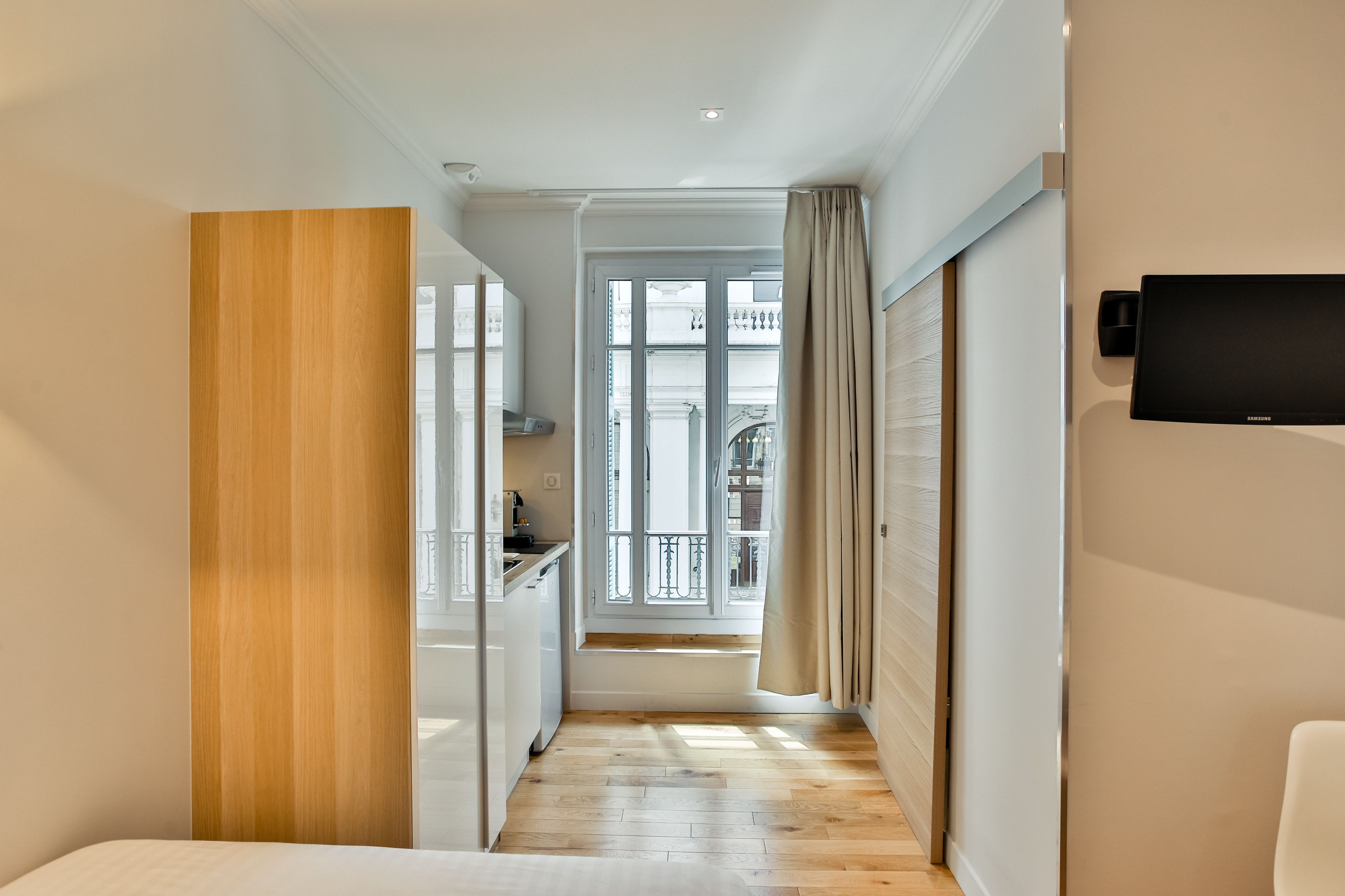 Monolocale comfort | Biancheria da letto di alta qualità, materassi Select Comfort