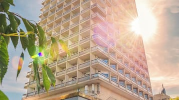 Façana frontal de l'allotjament