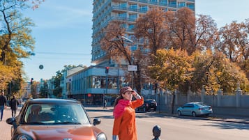 Façana frontal de l'allotjament