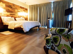 Suite Junior, balcone | Biancheria da letto di alta qualità, una cassaforte in camera