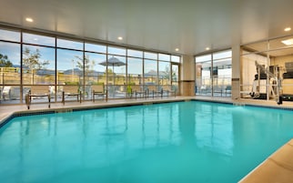 Indoor pool, open 5:00 AM to 10 PM, sun loungers