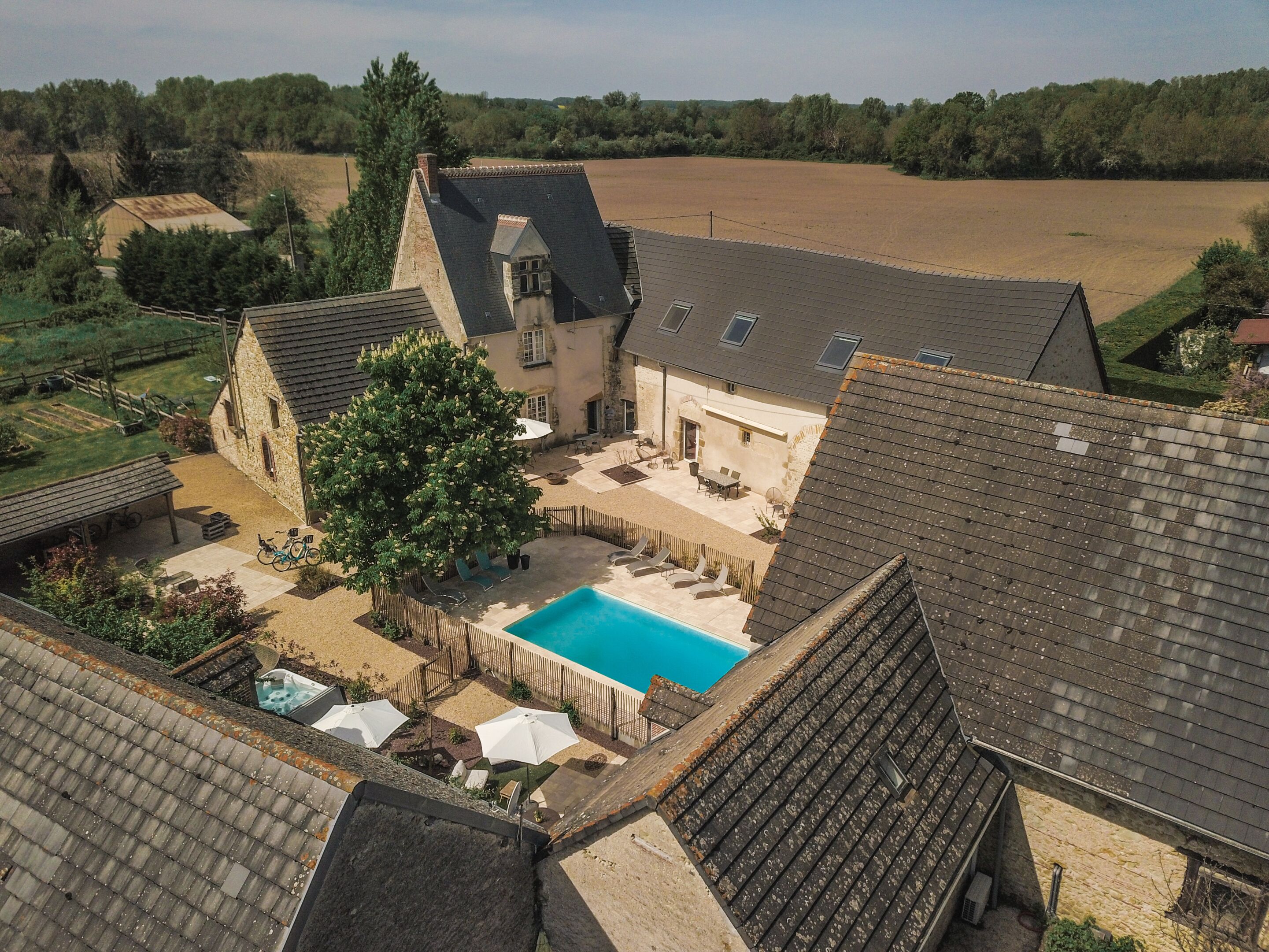 Vue depuis l’hébergement