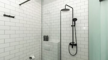 Standard Studio | Bathroom | Shower, free toiletries, hair dryer, slippers