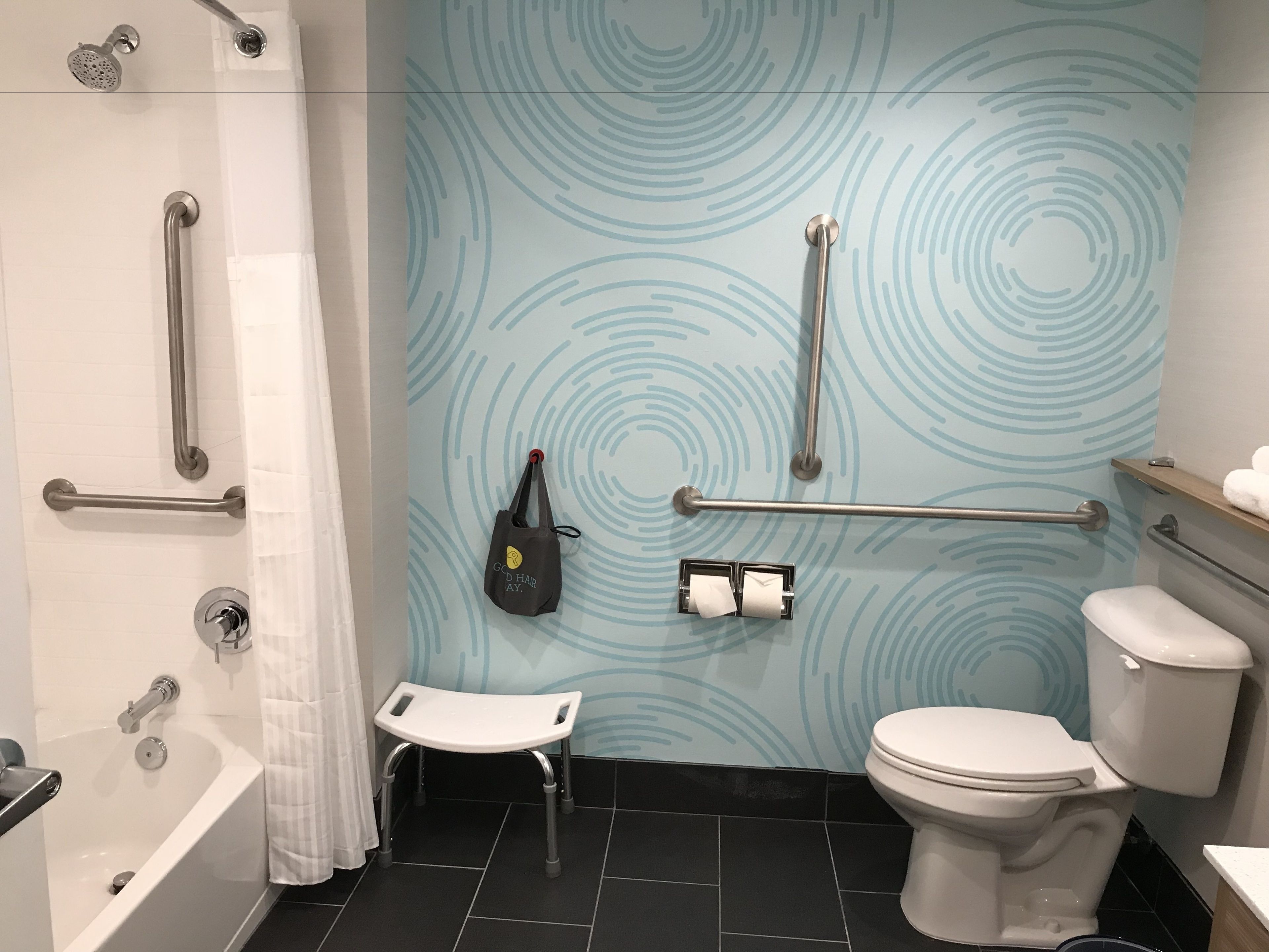 free toiletries, hair dryer, towels, soap