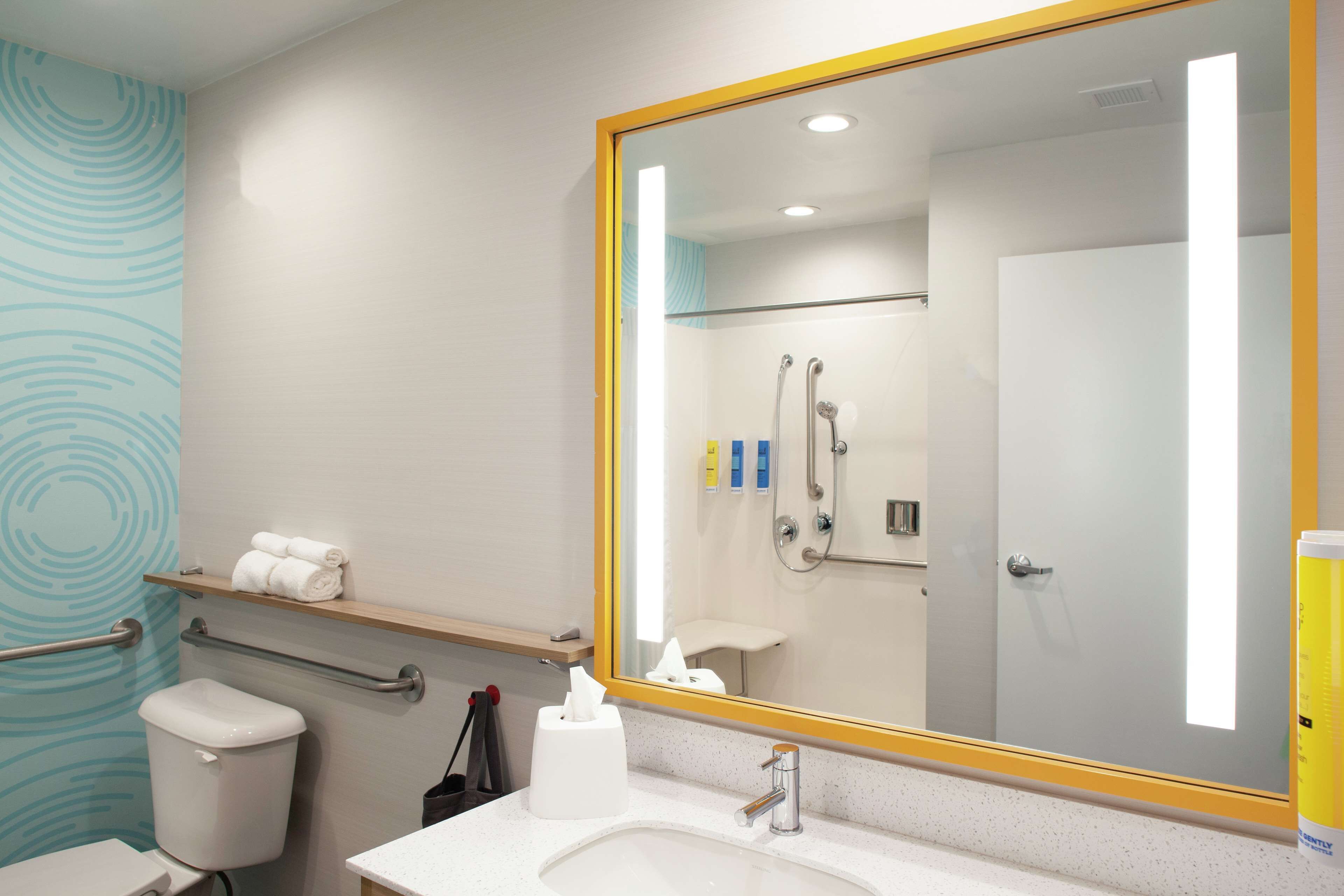 free toiletries, hair dryer, towels, soap