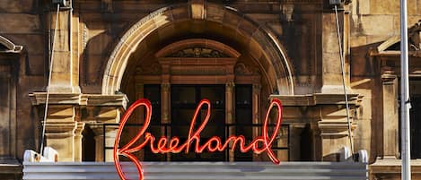 Entrada de la propiedad