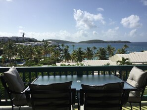 Appart'hôtel Premium, 3 chambres, balcon, en front de plage | Balcon