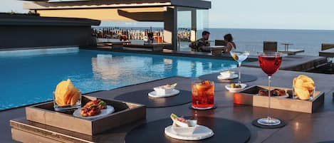 Piscine extérieure, piscine chauffée