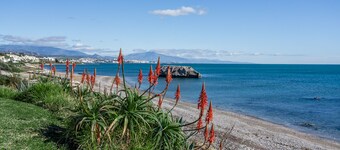 Apartamento único frente a la playa: modernas y fantásticas vistas al mar y acceso directo a la playa