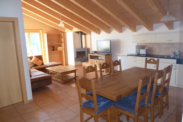 Open plan living area