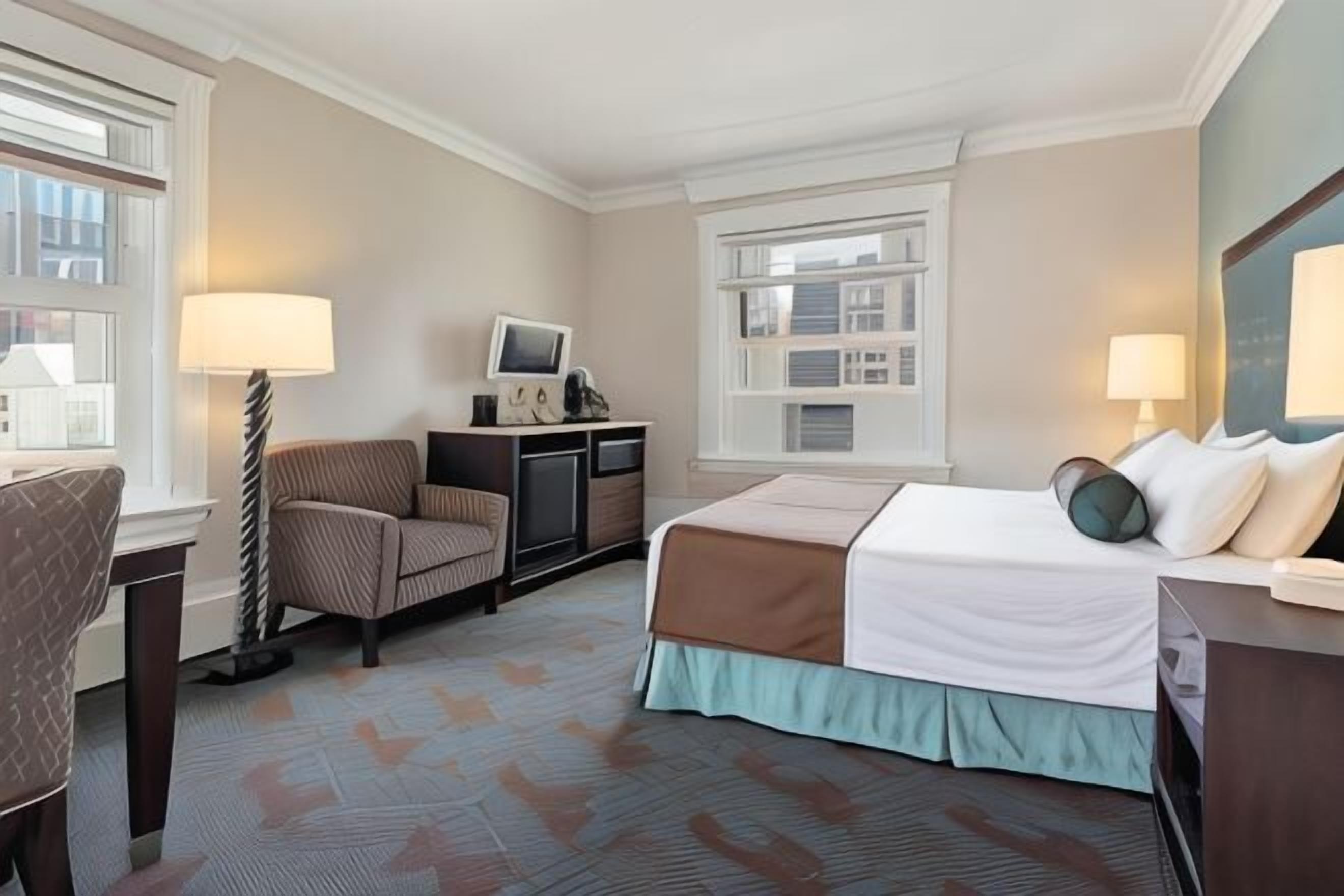 1 bedroom, blackout curtains, iron/ironing board, WiFi