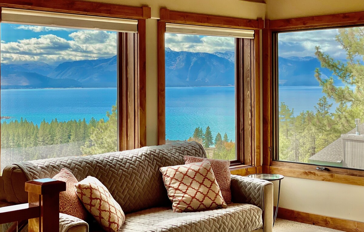 Air Conditioned Luxury - Epic Heavenly & Lake Tahoe Views + Hot Tub + Peloton