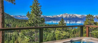 Air Conditioned Luxury - Epic Heavenly & Lake Tahoe Views + Hot Tub + Peloton  