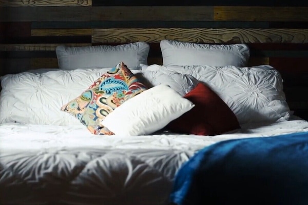 Rest and relaxation await in the Californian King size bed