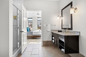 Bathtub, hair dryer - Luxurious Large 2 bed 2 bath Downtown Condo- #302 (Nashville)