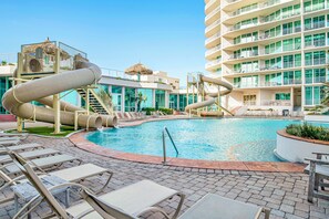 Indoor pool, a heated pool