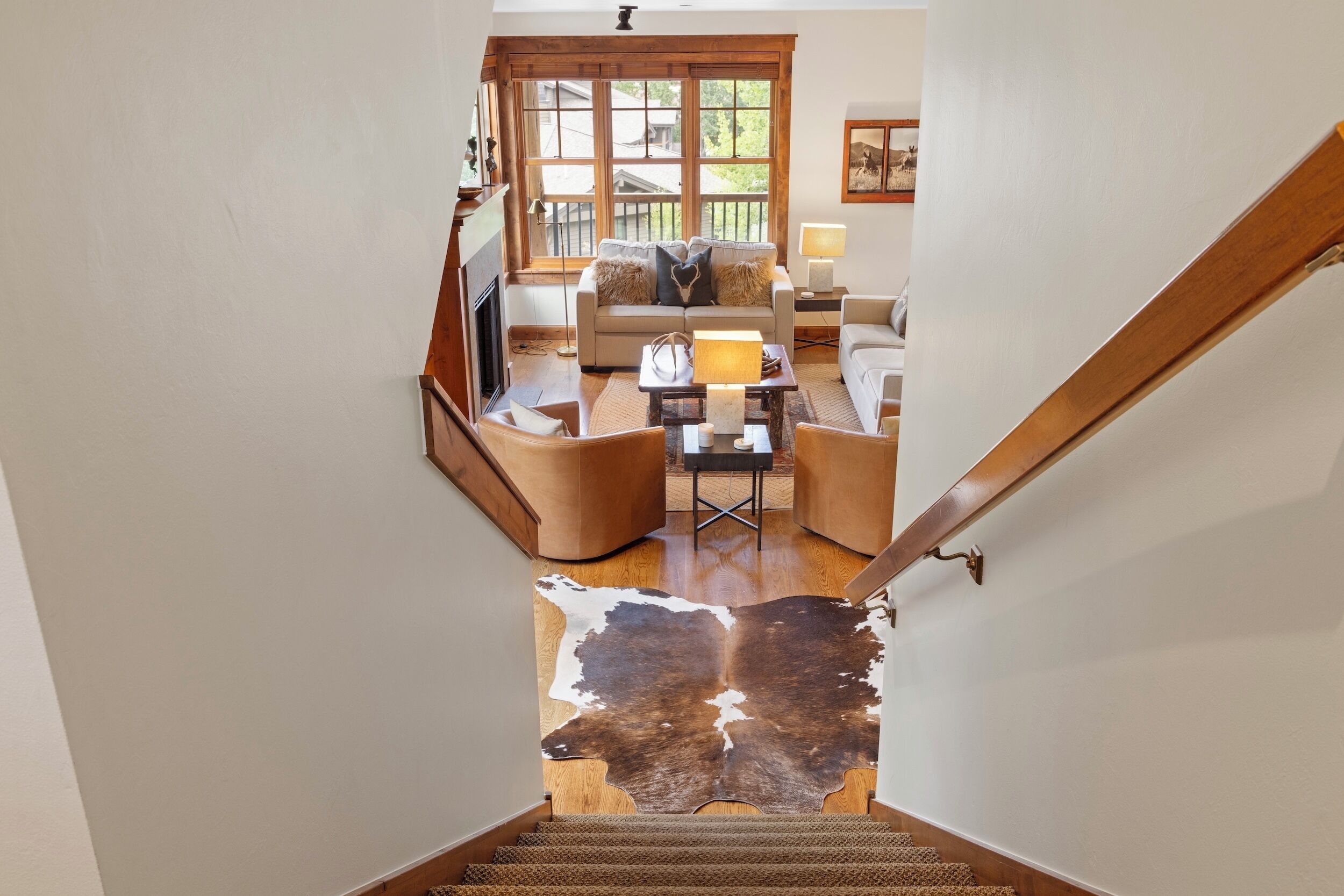 TV connectée, cheminée