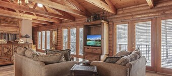 Log Home Lookout Mountain Foothills, Golden, Red Rocks konserter, kasinoer, s