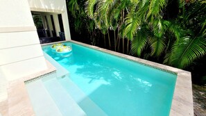 Una piscina climatizada