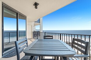 Outdoor dining - Escape to the Beach! Phoenix 8, 1402, Sea South Properties (Orange Beach)