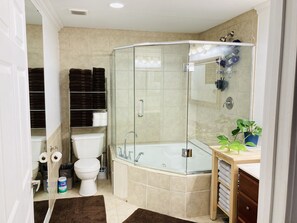 Combined shower/tub, jetted tub, hair dryer, towels - Coldwater Lake - Perfect for Large Gatherings (Coldwater)