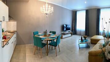 Apartemen, 1 kamar tidur | Area keluarga | TV layar datar dan Netflix