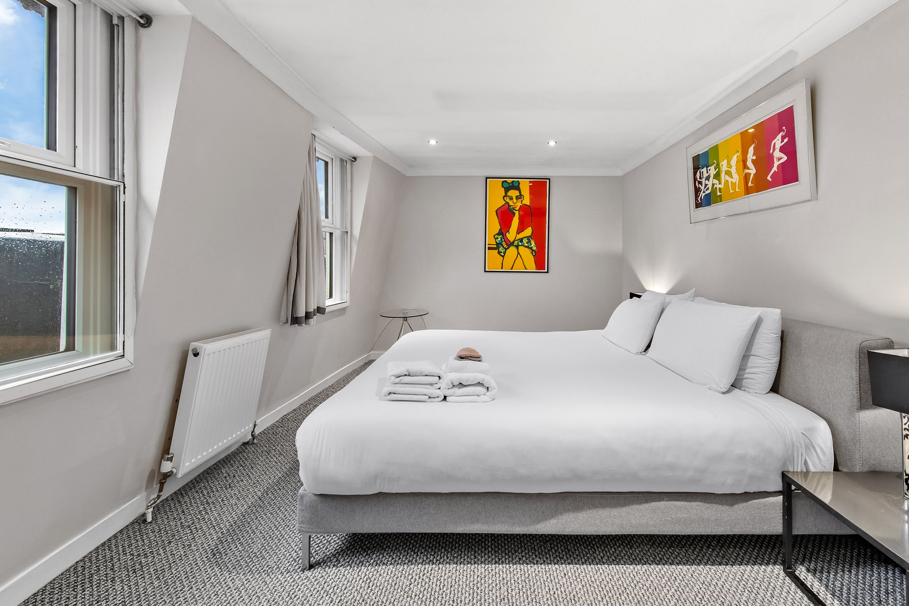 3 chambres, draps en coton égyptien, fer et planche à repasser