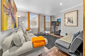 Télévision, lecteur de DVD, livres, vidéothèque