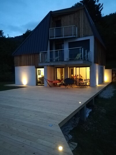 Modern and comfortable chalet with stunning views of the Ariege Pyrenees