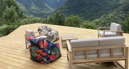 moderne und komfortable Villa mit herrlichem Blick in den Pyrenäen Ariege