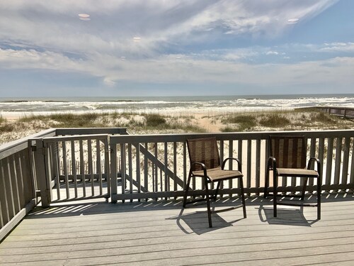 Gulf Front House on W. Beach, 4 /3 Bath With Pool, Sleeps 12, Pet Friendly!