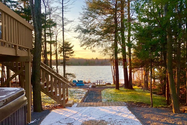 First snow fall--winter 2018