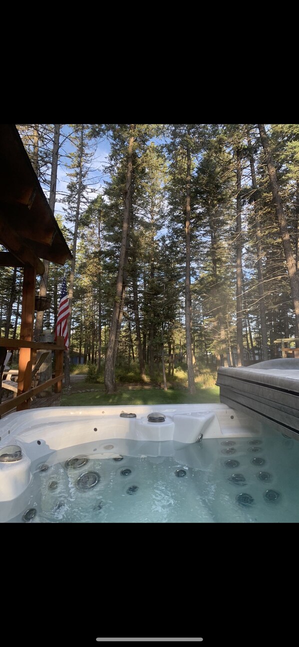 Bain à remous extérieur