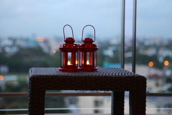 Signature-Apartment, 2 Doppelbetten (No.1) | Balkon