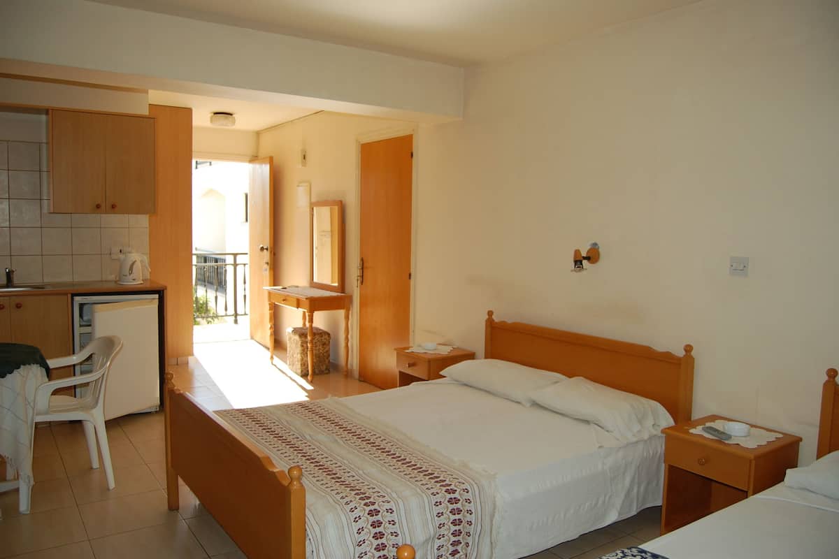 Dreibettzimmer, Stadtblick